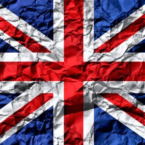 United Kingdom Flag Deflation